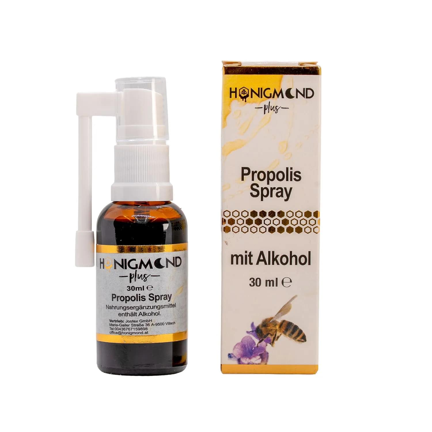 Propolis Spray mit Alkohol 30ml | Honigmond Gourmet